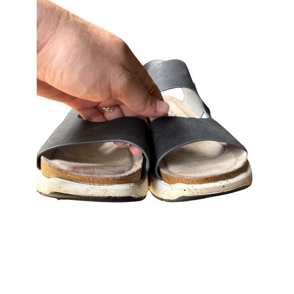 Bionica Black Ankle Strap Orleans Platform Sport Sandal - 8 - Picture 6 of 9